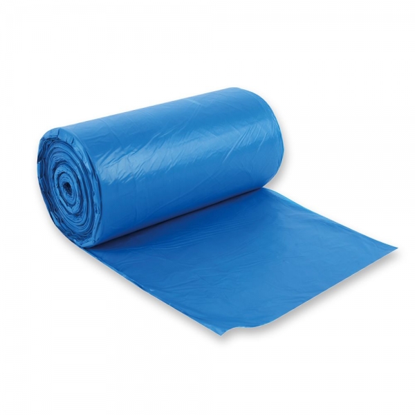 HDPE Müllbeutel 120 l auf Rolle blau von HYGOSTAR - VE 500 Stück