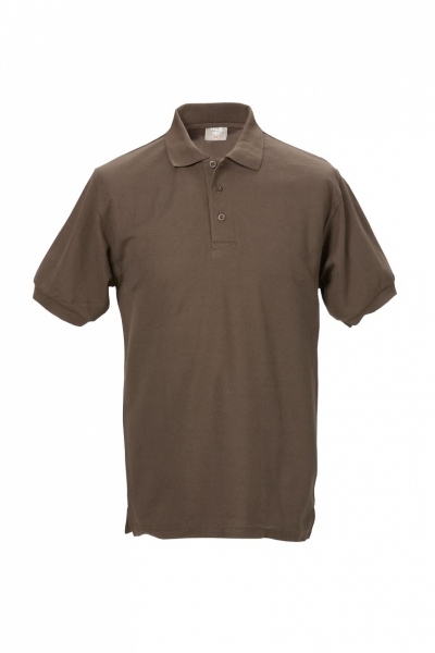 Unisex Polo-Shirt braun