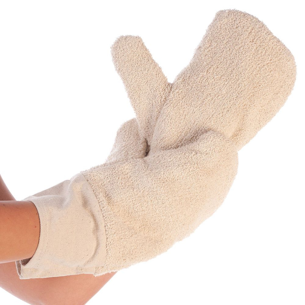 Ofenhandschuhe Bako Faust | Baumwolle – Kontakthitze bis 50 °C, 6x6 Paar