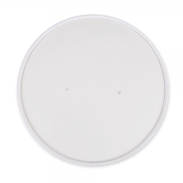 Bio Deckel Only Paper für Salatschalen aus Pappe – nachhaltig, plastikfrei, recyclebar, 12x25 Stück