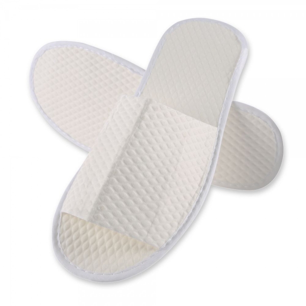 Bio Einwegslipper offen aus Papier – nachhaltige Hotelslipper, komfortabel, 10x10 Paar