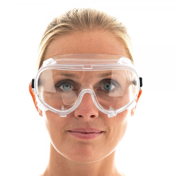 Vollsichtschutzbrille-Antibeschlag transparent von HYGOSTAR - VE 10 Stück