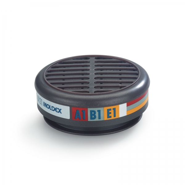 Moldex Serie 8000 Gasfilter A1B1E1 820001 – Gasfilter für Serie 8000 Masken – 10 Stück
