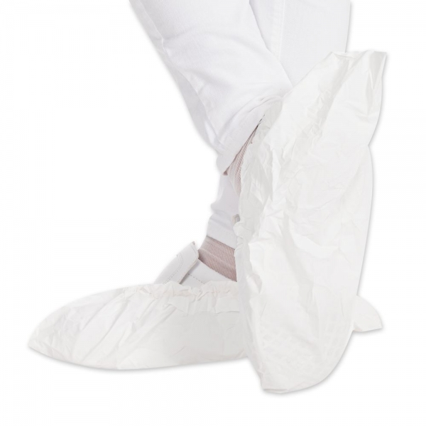 Schuhüberzieher weiß, CPE, 50 my - Überschuhe ANTI SLIDE von HYGOSTAR