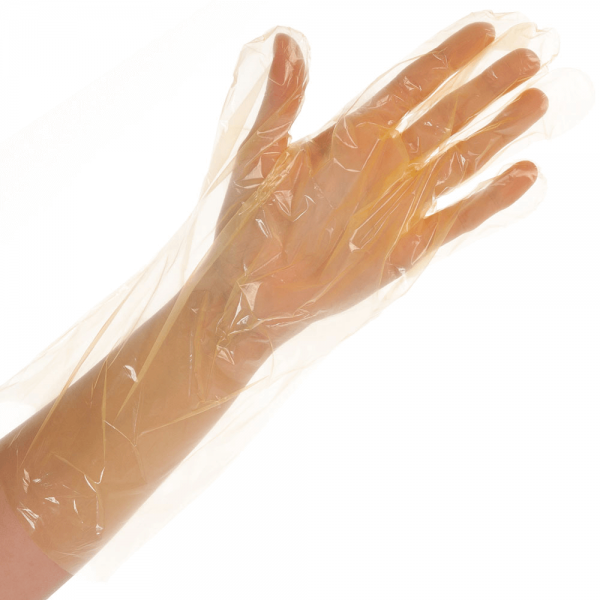 LDPE-Handschuh SOFTLINE 38 cm, gelb