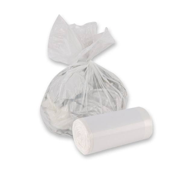 Müllbeutel für Kosmetikeimer 10 Liter aus HDPE, reißfest & dicht – 48x40 Stück