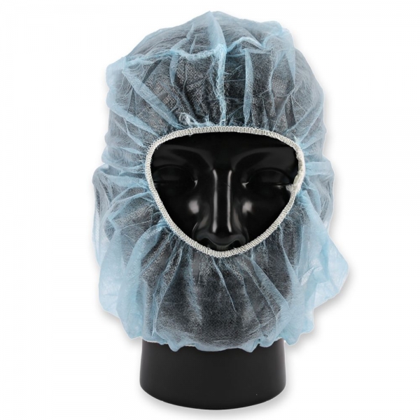 Astrohauben Balaclava Eco PP – 3‑in‑1 Haube mit Mund‑ & Bartschutz 10x100 Stück