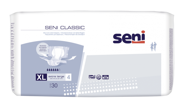 SENI CLASSIC Extra Large Windelhosen für den Tag Gr. XL