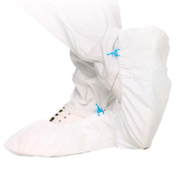 Überschuhe für Hygomat PP/CPE Beschichtung Weiß 46 cm | für Hygomat Spendersystem, 10x80 Stück