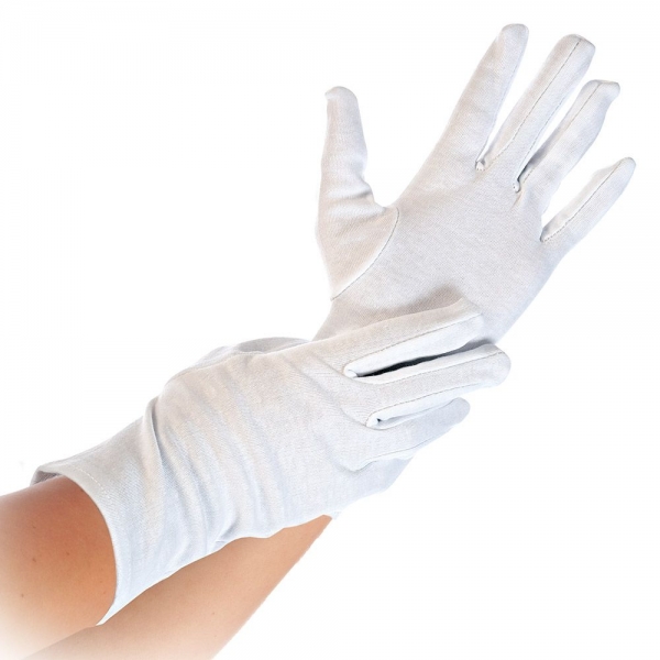 Baumwollhandschuhe Blanc, Paarweise verpackt, fein gearbeitet 240x2 Stück