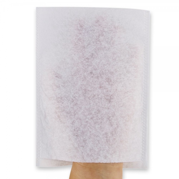 Waschhandschuhe Eco aus Polyester-Molton, weiß, 21 x 15,5 cm – saugstark, formstabil 20x50 Stück