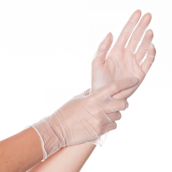 Vinyl Handschuhe gepudert CLASSIC von HYGOSTAR - VE 10x100 Stck.