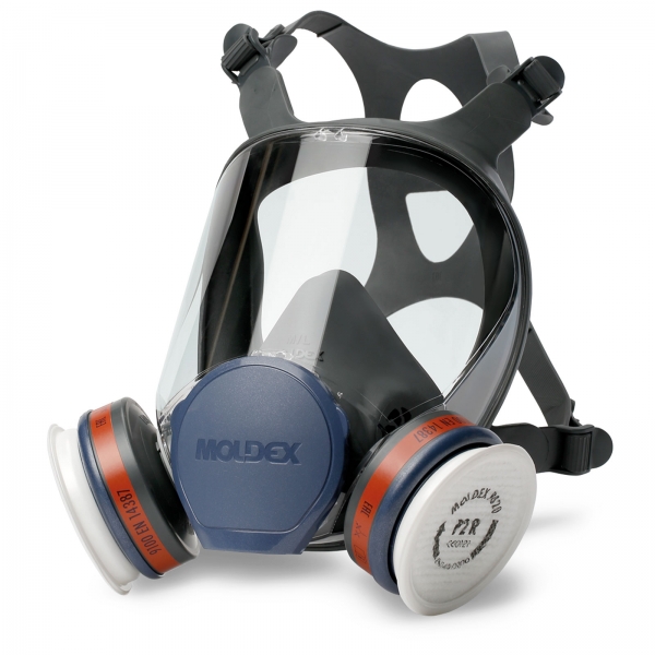Moldex Serie 9000 Vollmaske mit Panorama-Scheibe 943201 – Vollmaske mit EasyLock® Anschluss, 1 Stück