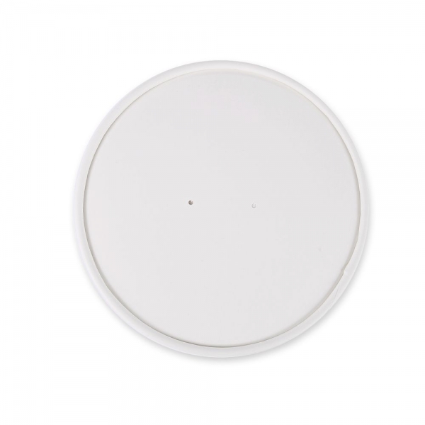Bio Deckel Only Paper für Salatschalen aus Pappe – nachhaltig, plastikfrei, recyclebar, 12x25 Stück