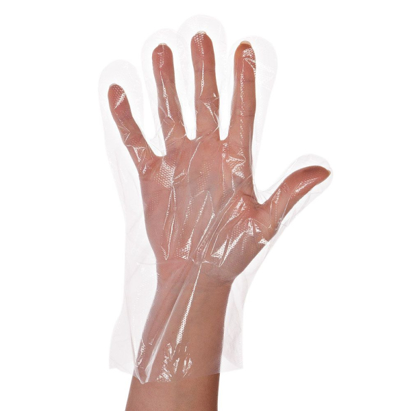 HDPE-Handschuhe Polyclassic Strong transparent 29 cm – paarweise verpackt, 5000 Paar