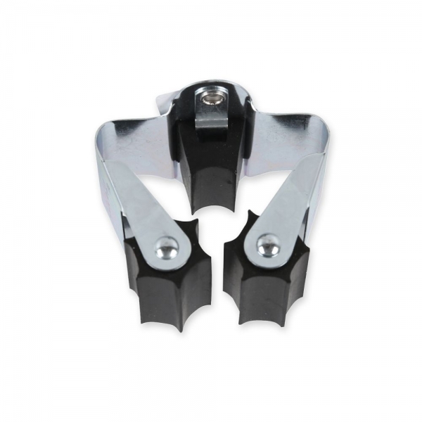 Geräteleiste Single aus Aluminium mit Softklemmrollen – Wandhalter für Besen & Stielgeräte, 5x1 Stüc