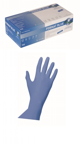 Nitrilhandschuhe Format blue