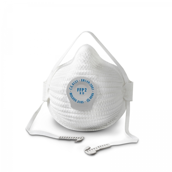 Moldex Air FFP2 R D mit Klimaventil 310511 2er Pack – Größe M/L – Atemschutzmaske mit Ventil