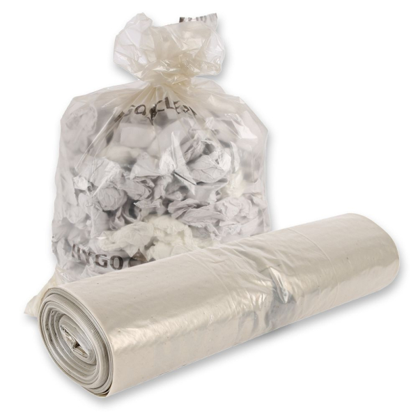 Müllsäcke Light 240 Liter aus LDPE, 1150 x 1350 mm, ca. 40 my, auf Rolle – 9x10 Stück