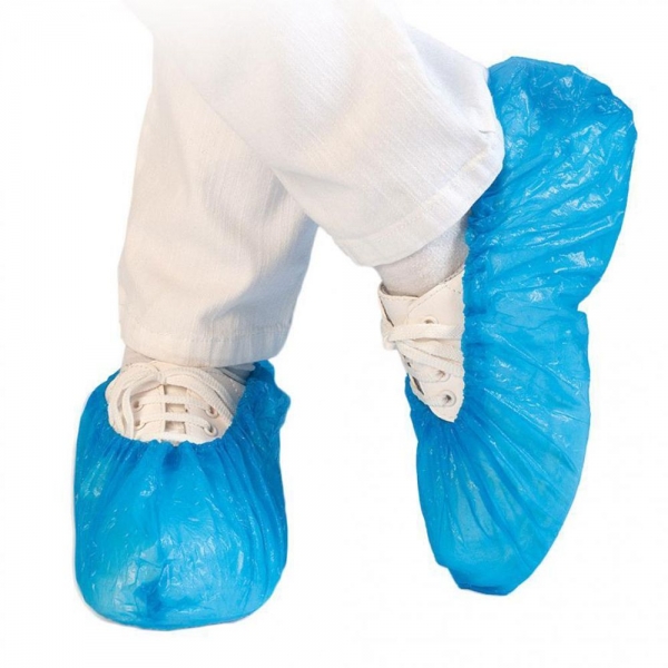 Franz Mensch Überschuhe Extra Strong CPE blau – robuste, wasserabweisend 20x100 Stück