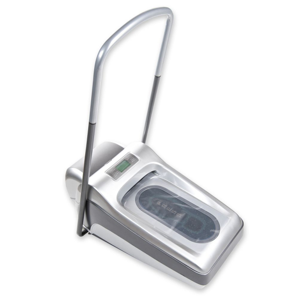 Hygostar Stepstar Comfort Überschuhmaschine Silber – Elektrischer Überschuhautomat