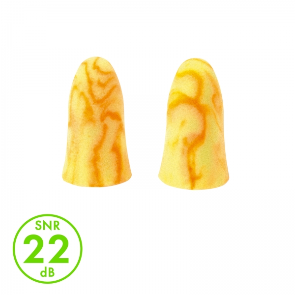Moldex MelLows® Schaumstoffstöpsel für geringe Lärmbelastung 760001 – 200 Paar, SNR 22 dB, paarweise