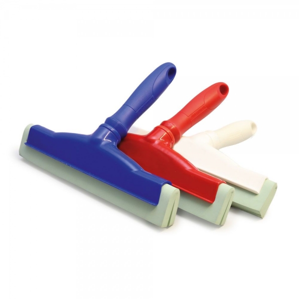 Wasserabzieher 2-lippig – 25 cm, hygienisch, lebensmittelecht, mit Gummilippe und Aufhänger 4x1 Stüc
