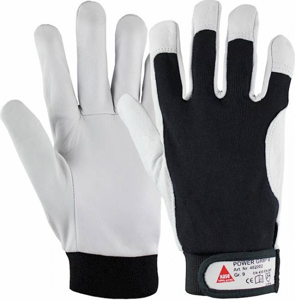 Hase Arbeitshandschuh Power Grip II 10 Paar