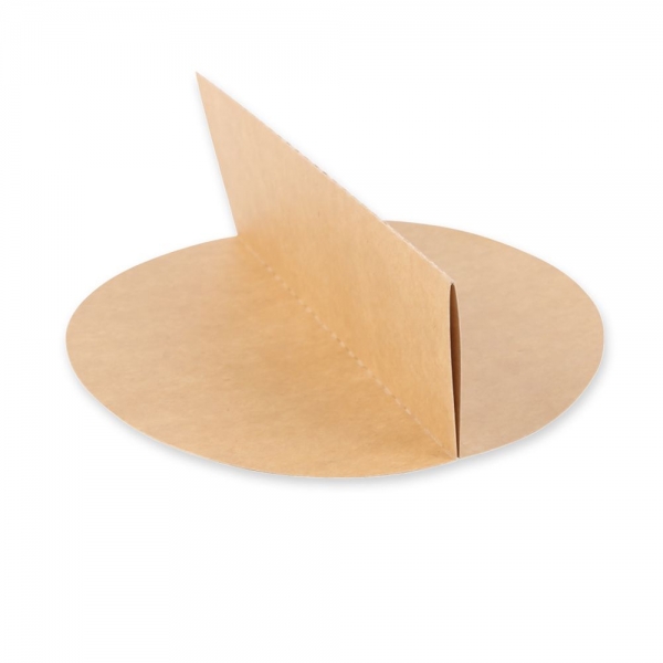 Bio Trenneinsätze für Salatschalen | Kraftpapier/PE | FSC®-Mix | Teilung von To-go-Schalen, 20x50 St