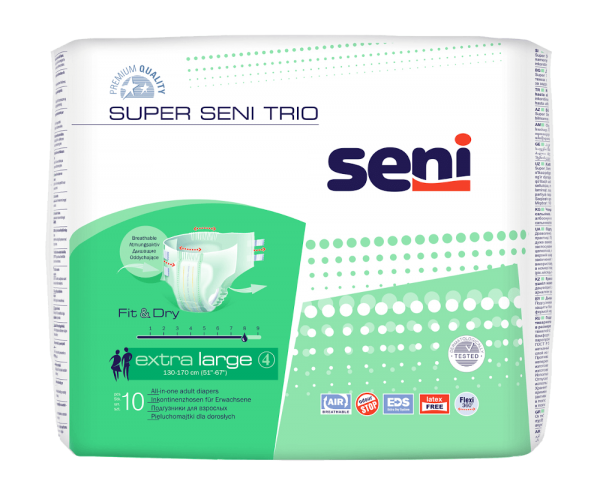 Inkontinenzhosen Super Seni Trio Small Gr. XL, weiß