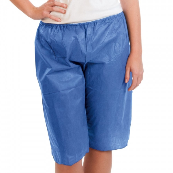 Einweg-Shorts Unisex aus hochwertigem SMS-Material, dunkelblau, komfortabel, 5x50 Stück