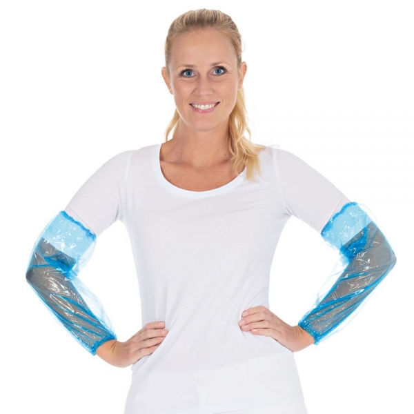Ärmelschoner Strong maschinell gefertigt, PE, 40cm, – Einweg-Schutzhülle, 10x100 Stück