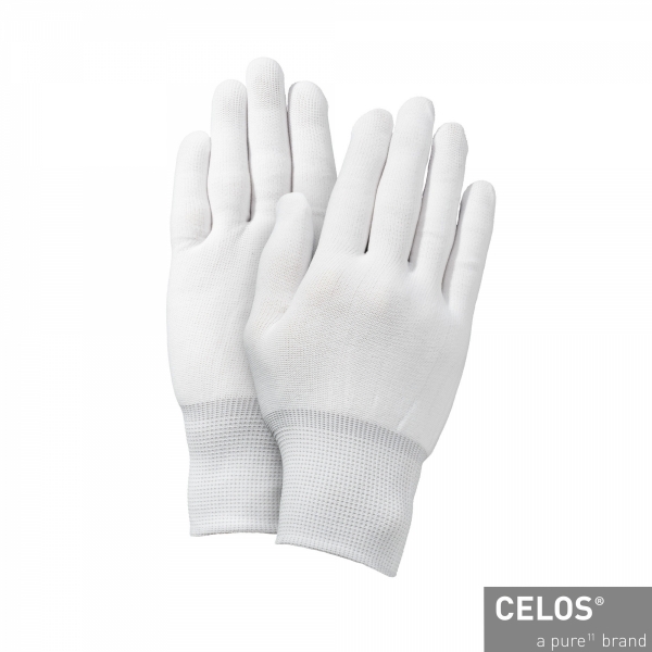 Nylonhandschuhe Liner Fit CELOS Gr. L - VE 10 Paar Reinraumhandschuh