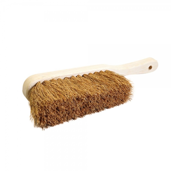 Handfeger „Kokos“ – robuste Kokosborsten, unlackierter Holzkörper, 28 cm, 10x1 Stück