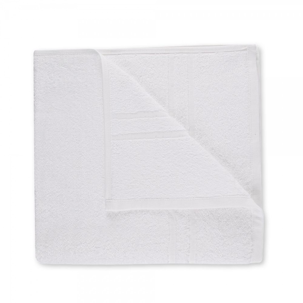 Weiches Handtuch aus 100% Baumwolle, 50x100 cm und 70x140 cm, weiß, waschbar bei 60°C