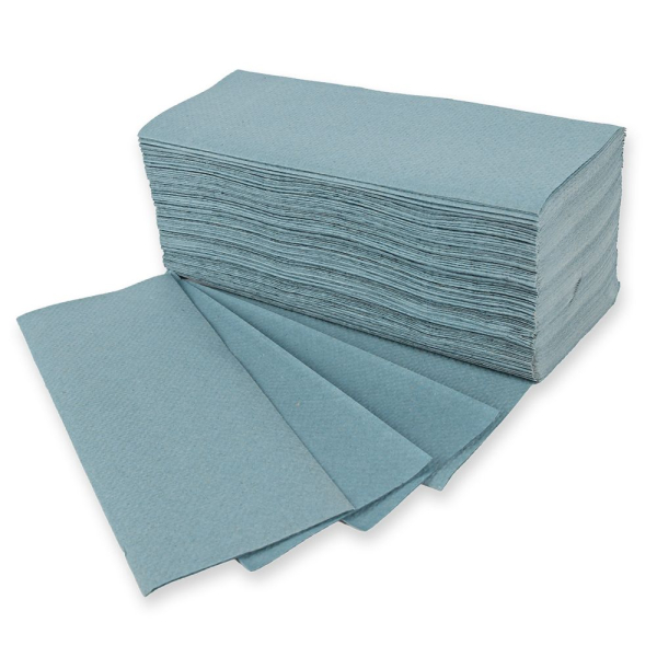 1-lagige Recyclingpapier-Papierhandtücher, V/ZZ-Falzung – FSC®-Recycled & EU Ecolabel, 1x6000 Stück