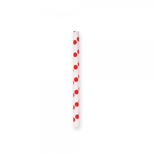 NatureStar Bio Papiertrinkhalme Cocktail, gepunktet – FSC®-Mix, 8 mm × 130 mm, 34x100 Stück