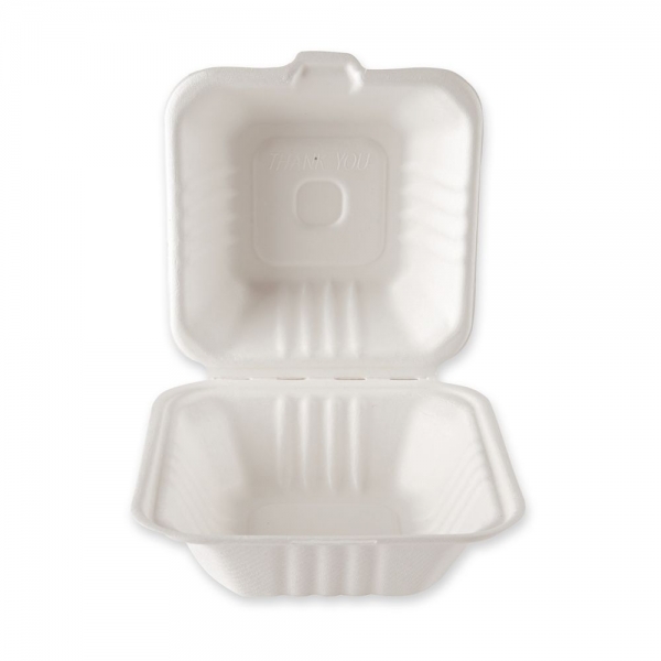 BIO Lunchbox HAMBURGER 15x15x8cm von NATUREStar- VE 500 Stck.