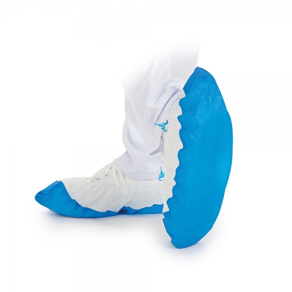 Schuhüberzieher weiß-blau Überschuhe SAFE von HYGOSTAR für Hygomat - VE 700