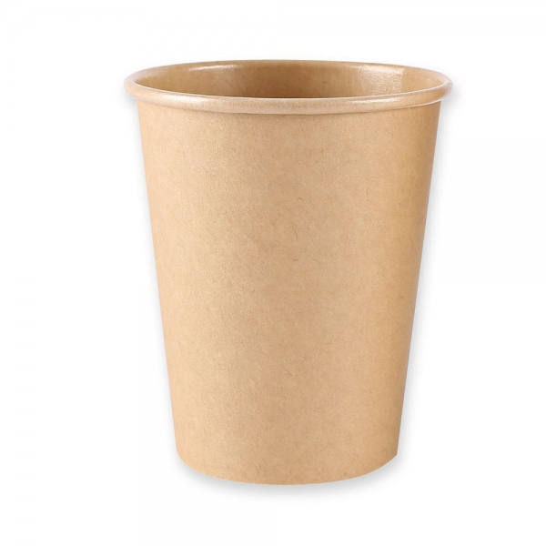 Bio Kaffeebecher Kraftpapier/PE FSC®‑Mix – Nachhaltiger Coffee‑to‑Go Becher (Ø 80 mm), 20x50 Stück