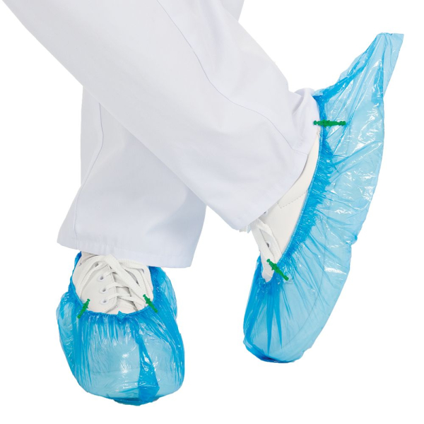 PE Überschuhe für Easy Box Blau | Einweg-Überschuhe für Überschuhspender, 10x100 Stück