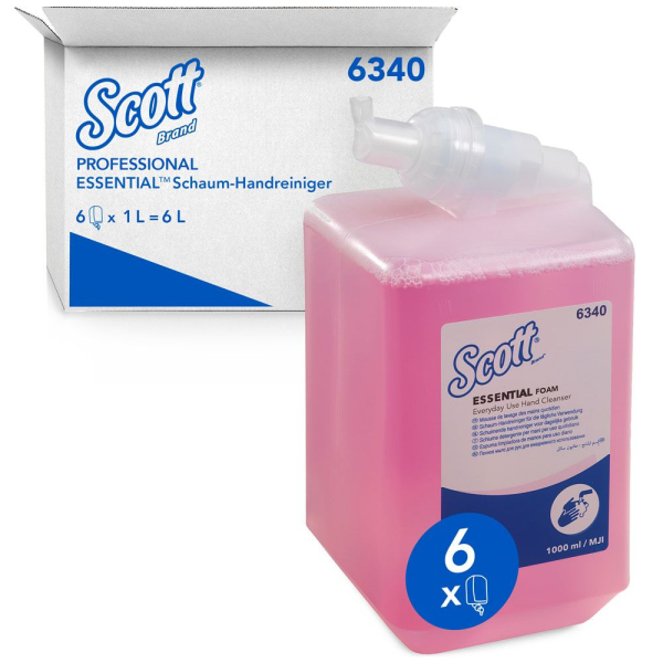 Scott® Essential™ Schaumseife 6340 - 6 x 1 Liter