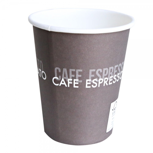 Kaffeebecher to go 0,2 l weiß einwandig von HYGOSTAR - VE 1000 Stck.