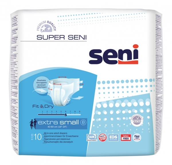 Super Seni Extra Small (XS) - Inkontinenzhosen für den Tag - 10 Stck.