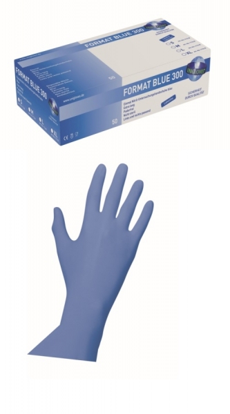 Nitrilhandschuhe Format Blue 300