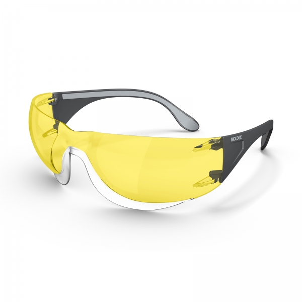 Moldex ADAPT Contrast Schutzbrille 140101 – 1 Stück – MaskFit Design, kontrastverstärkend, UV 400