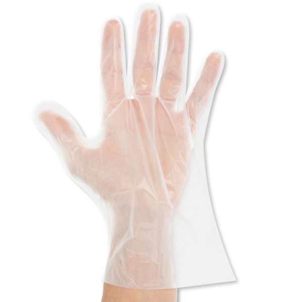 Bio PLA-Handschuhe, transparent, 30cm – kompostierbare Einmalhandschuhe 10x500 Stück