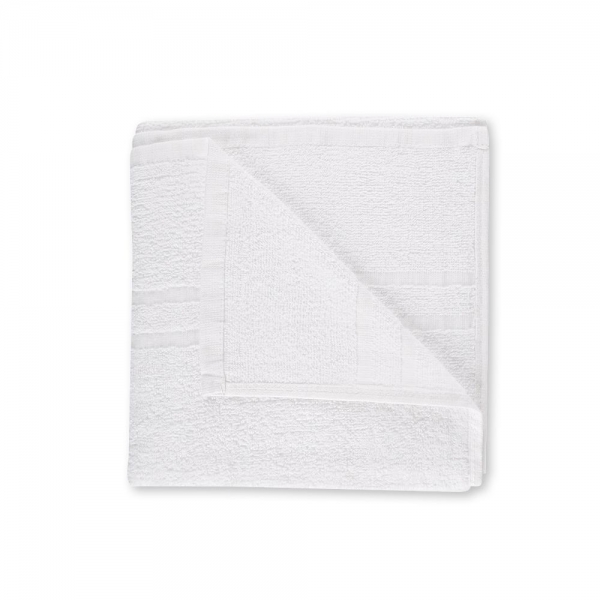 Günstiges Handtuch Eco aus 100% Baumwolle, 50x100 cm, weiß – waschbar bei 60°C