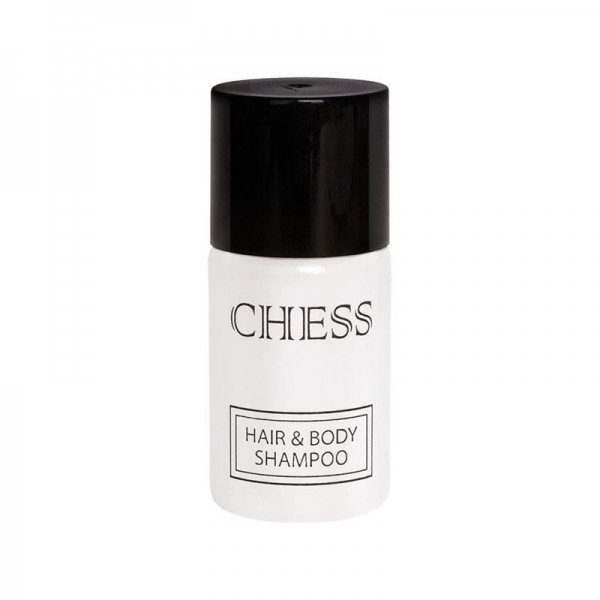 Hotel-Kosmetik Hair & Body Shampoo 22ml Serie CHESS - VE 10 St.