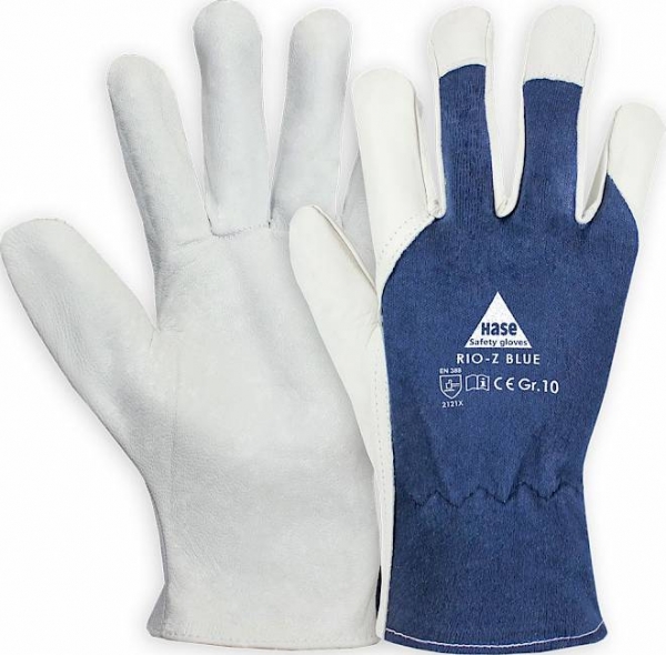 Hase Arbeitshandschuhe Rio-Z Blue 10 Paar
